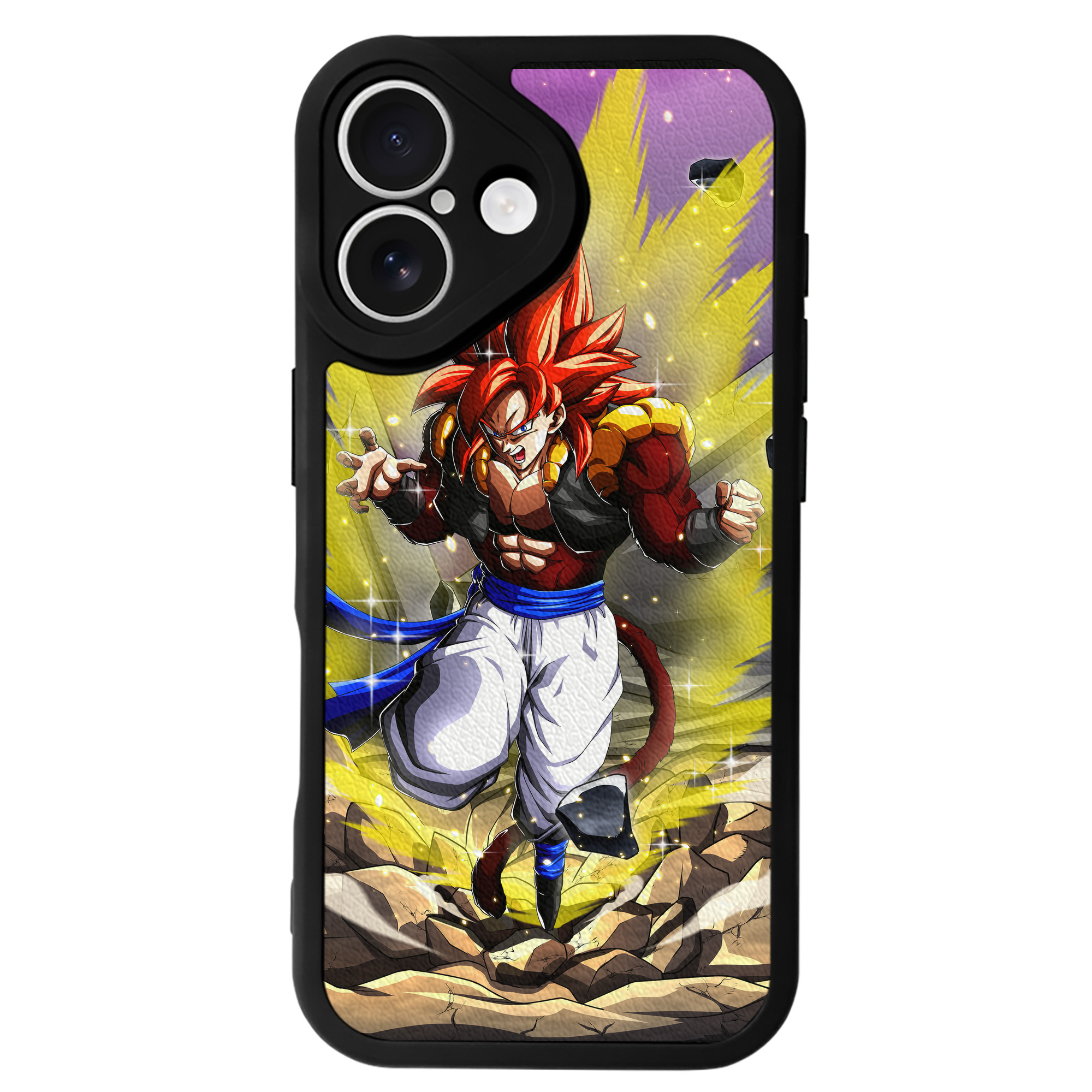 （画像用） ドラゴンボール DRAGON BALL 【iPhone 16シリーズ対応】シリコンスマホケース（レザー調） 材質：シリコン